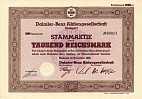 Historisches Wertpapier: Daimler-Benz AG, 1000 RM, 1940