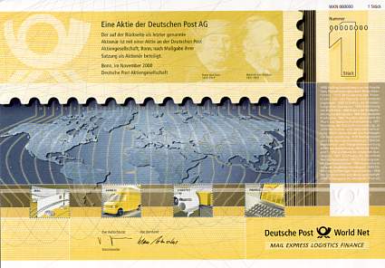 Deutsche Post AG, Muster, 2000