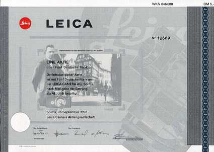 Leica Camera AG, 5 DM, 1996